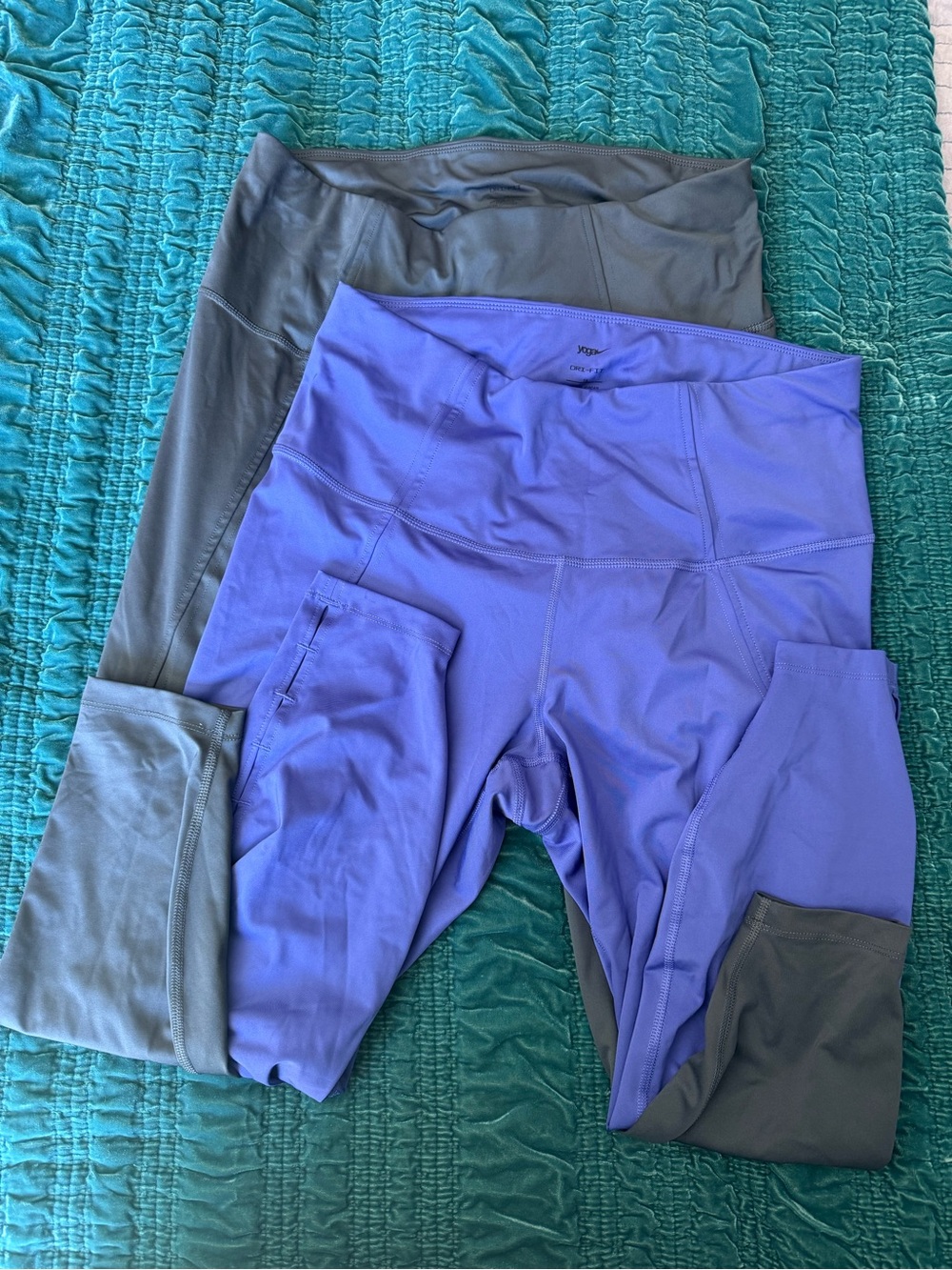 Lot of 2 pair Nike dri fit yoga leggings